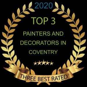 Awarded as three best rated decorator in Coventry